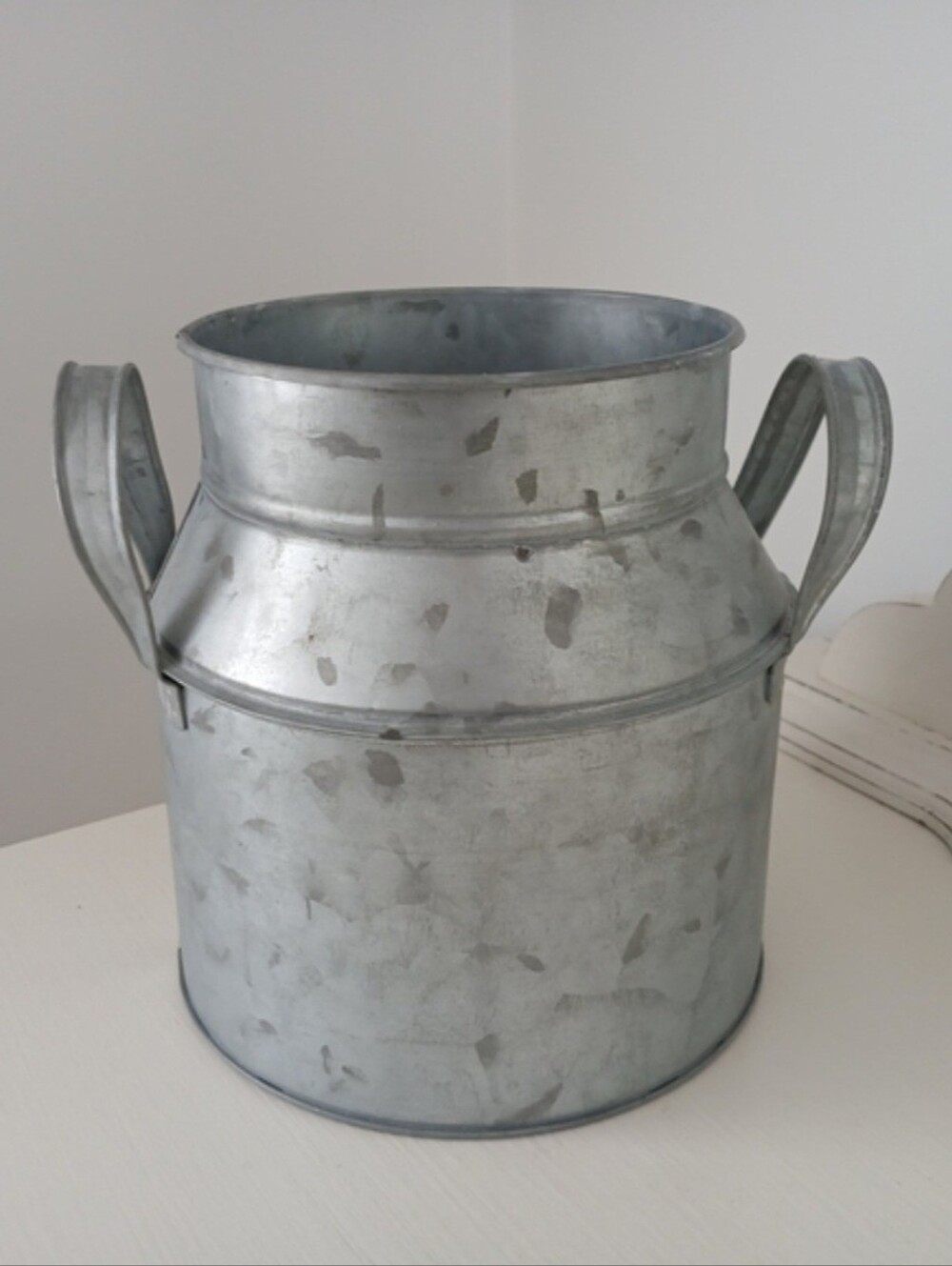 Vintage Farmhouse Style Metal Milk Can